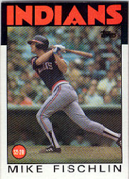 1986 Topps Baseball Cards      283     Mike Fischlin
